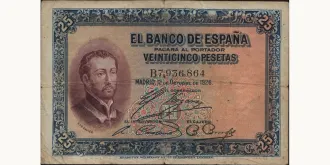 25 pesetas 1926