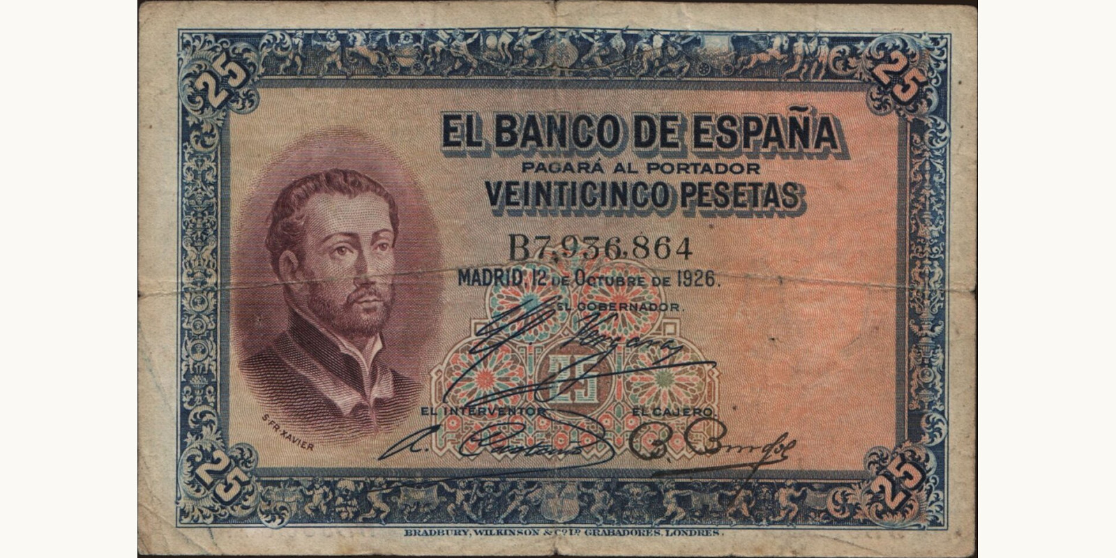 25 pesetas 1926