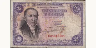 25 pesetas 1946