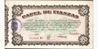 50 pesetas 1960