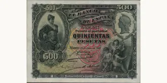 500 pesetas 1907
