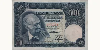500 pesetas 1951