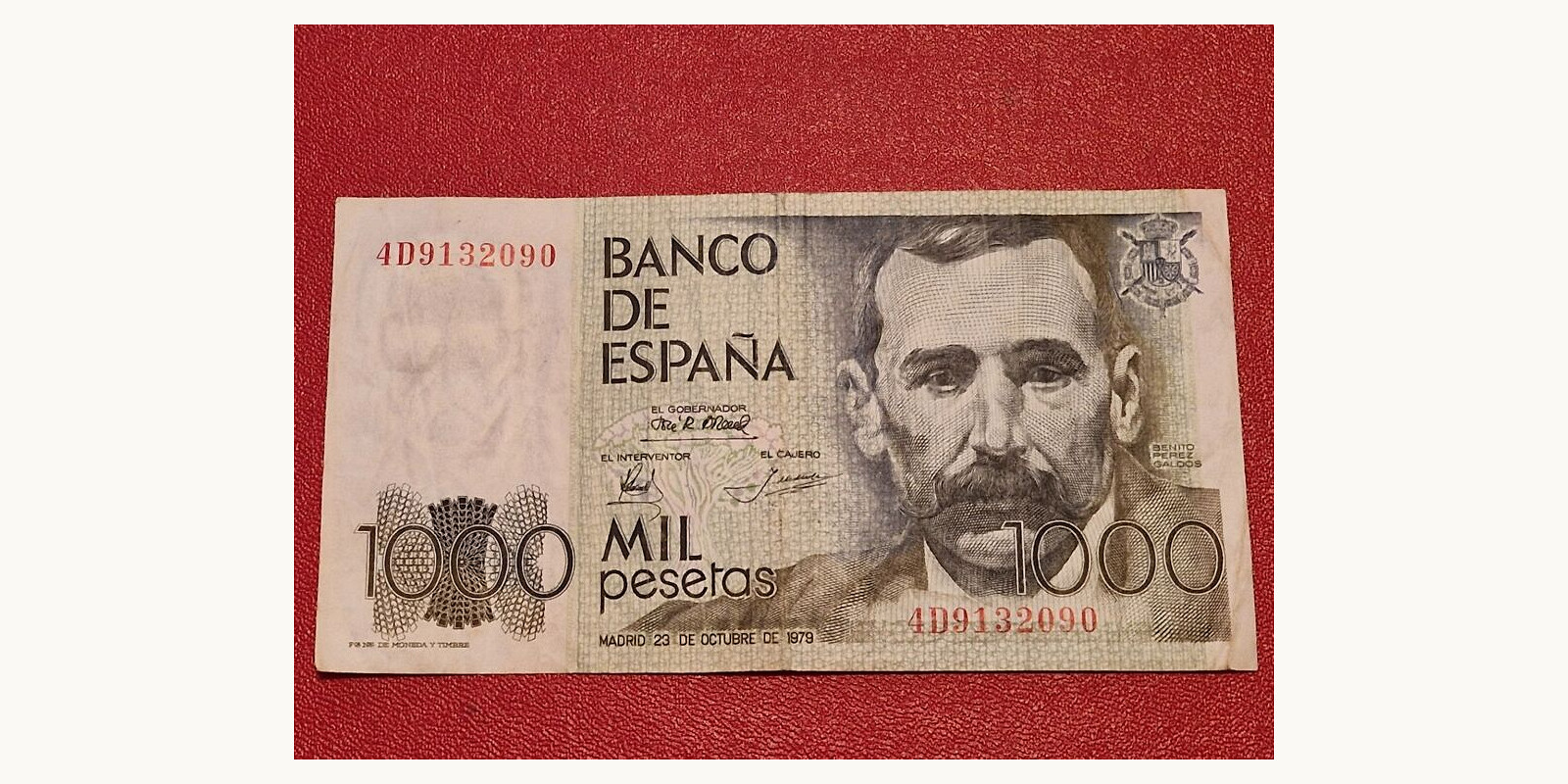 1000 Pesetas Spain 1979 — Front side