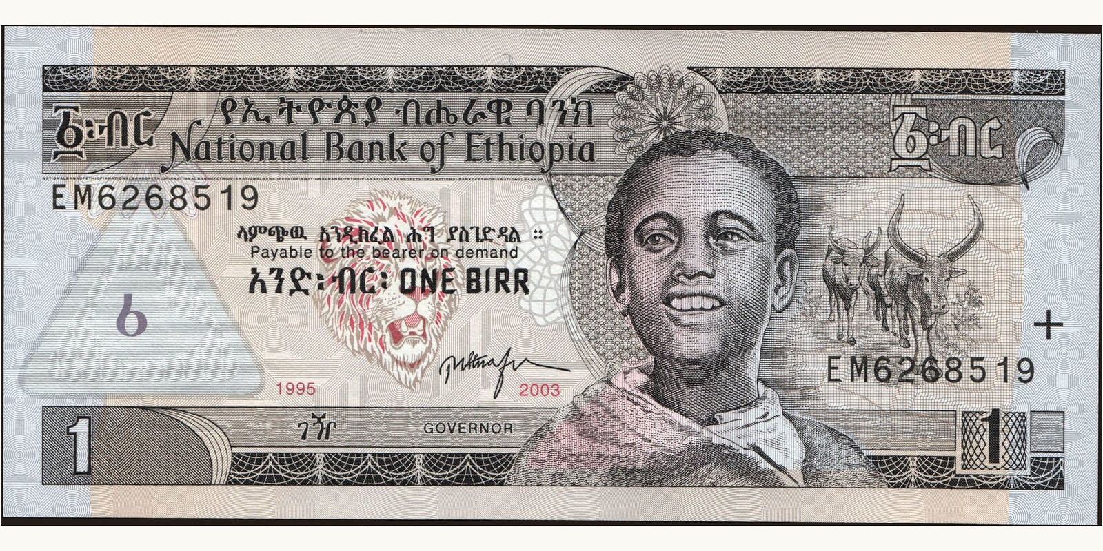 1 birr 1995