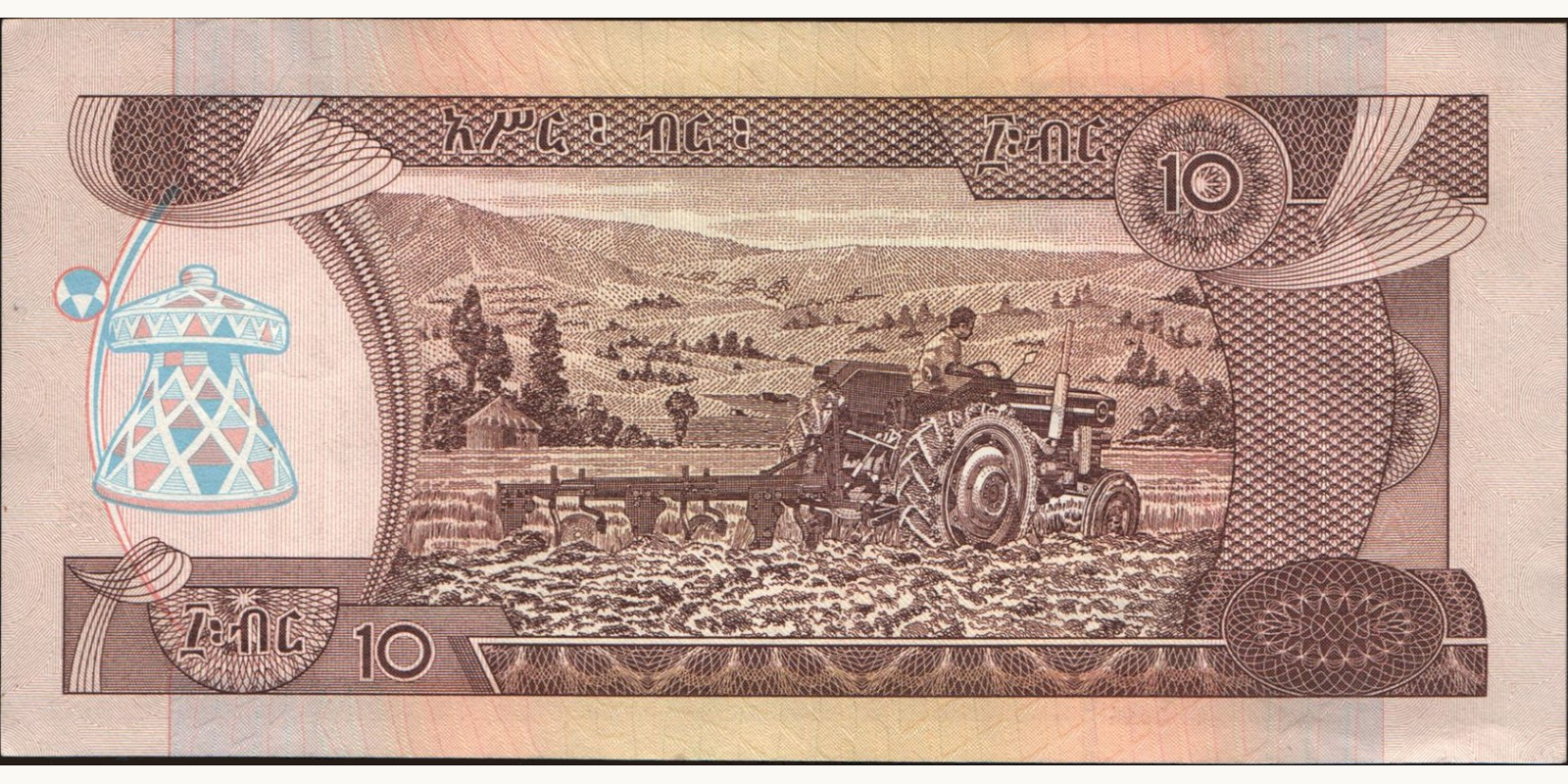 10 birr Эфиопия 2006 — Оборотная сторона