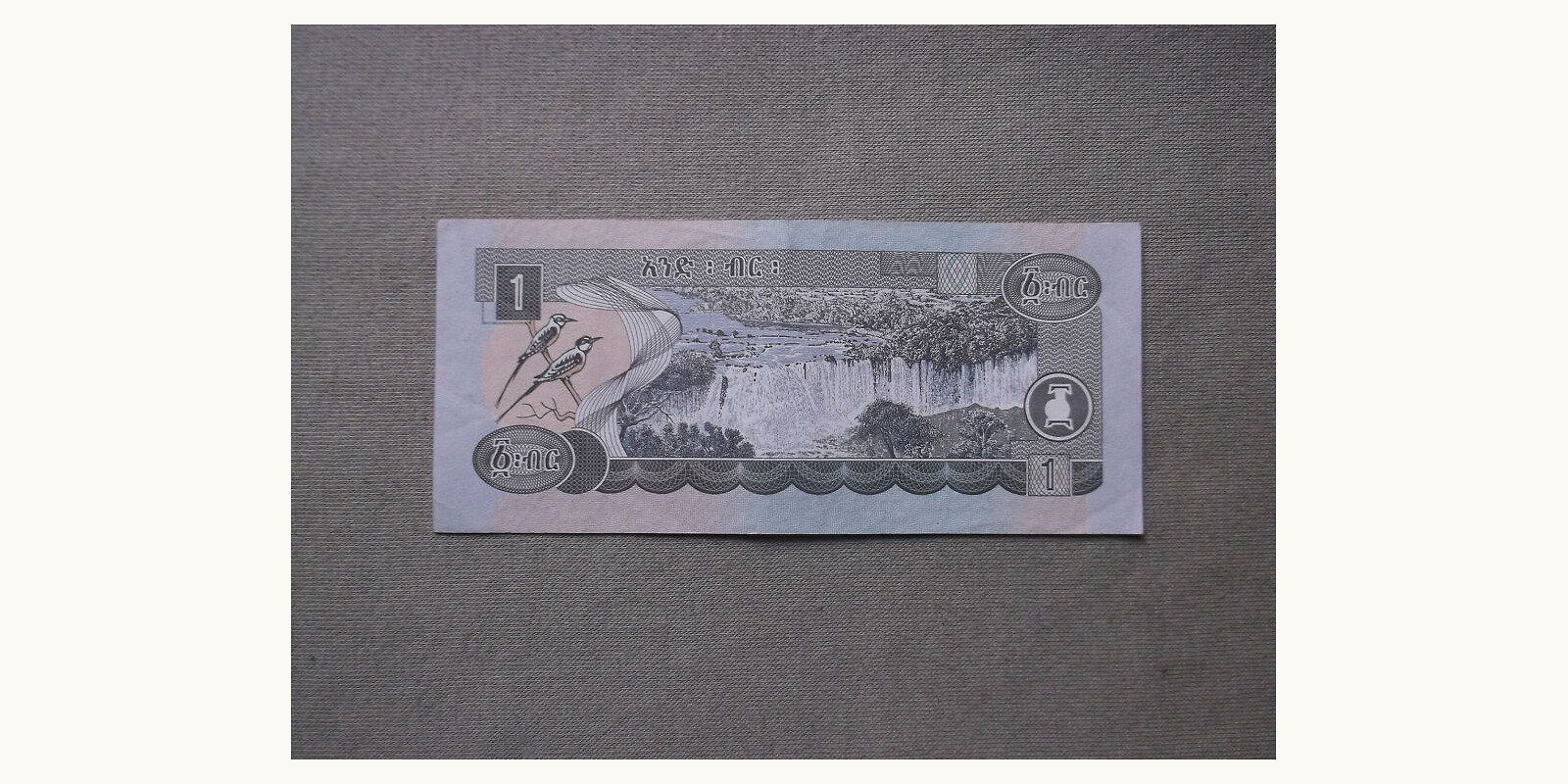 1 birr Ethiopia 1998 — Back side