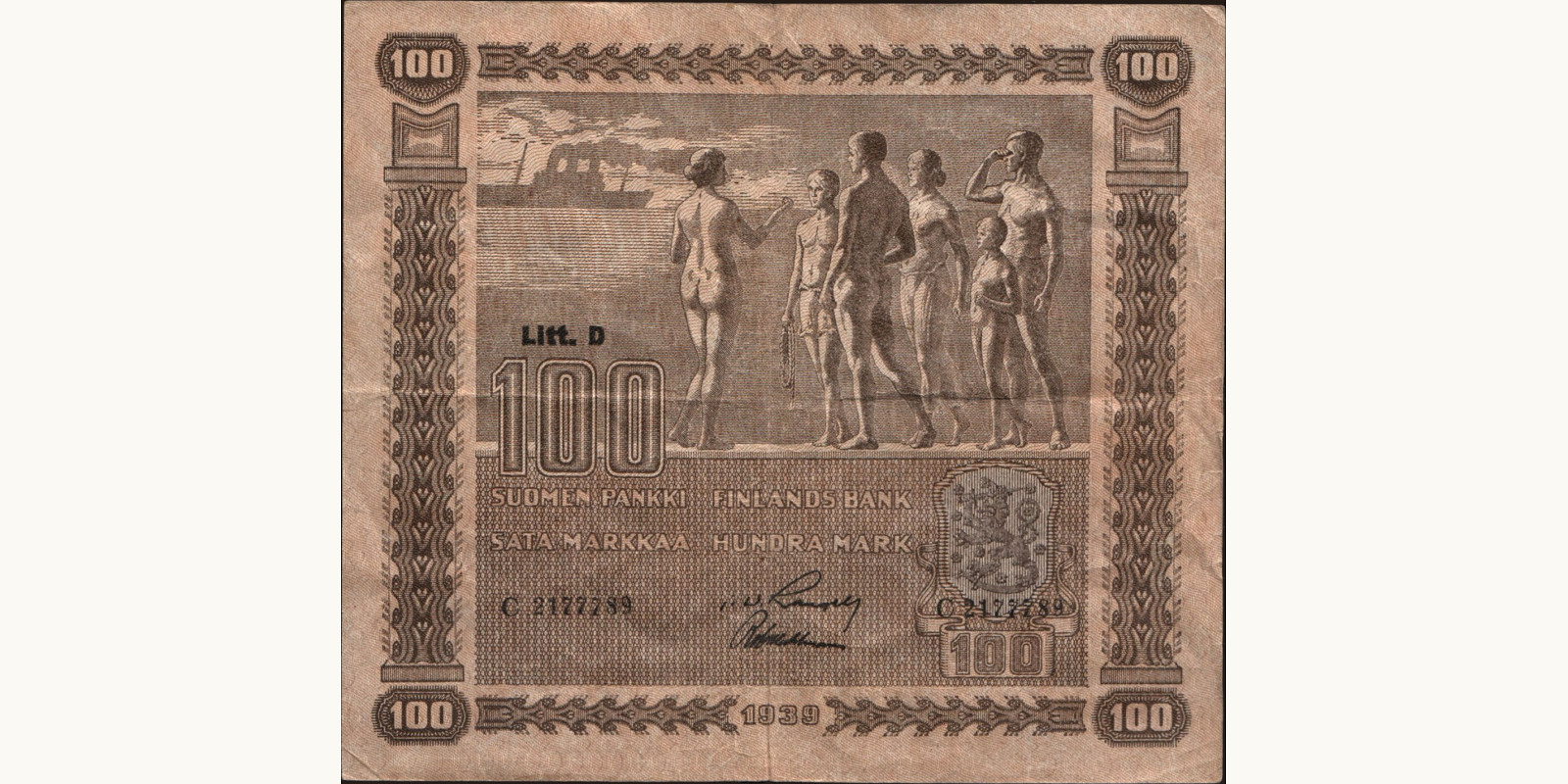 100 mark 1939
