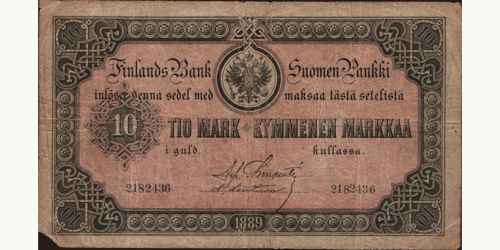 10 mark 1889