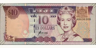 10 dollars 1996