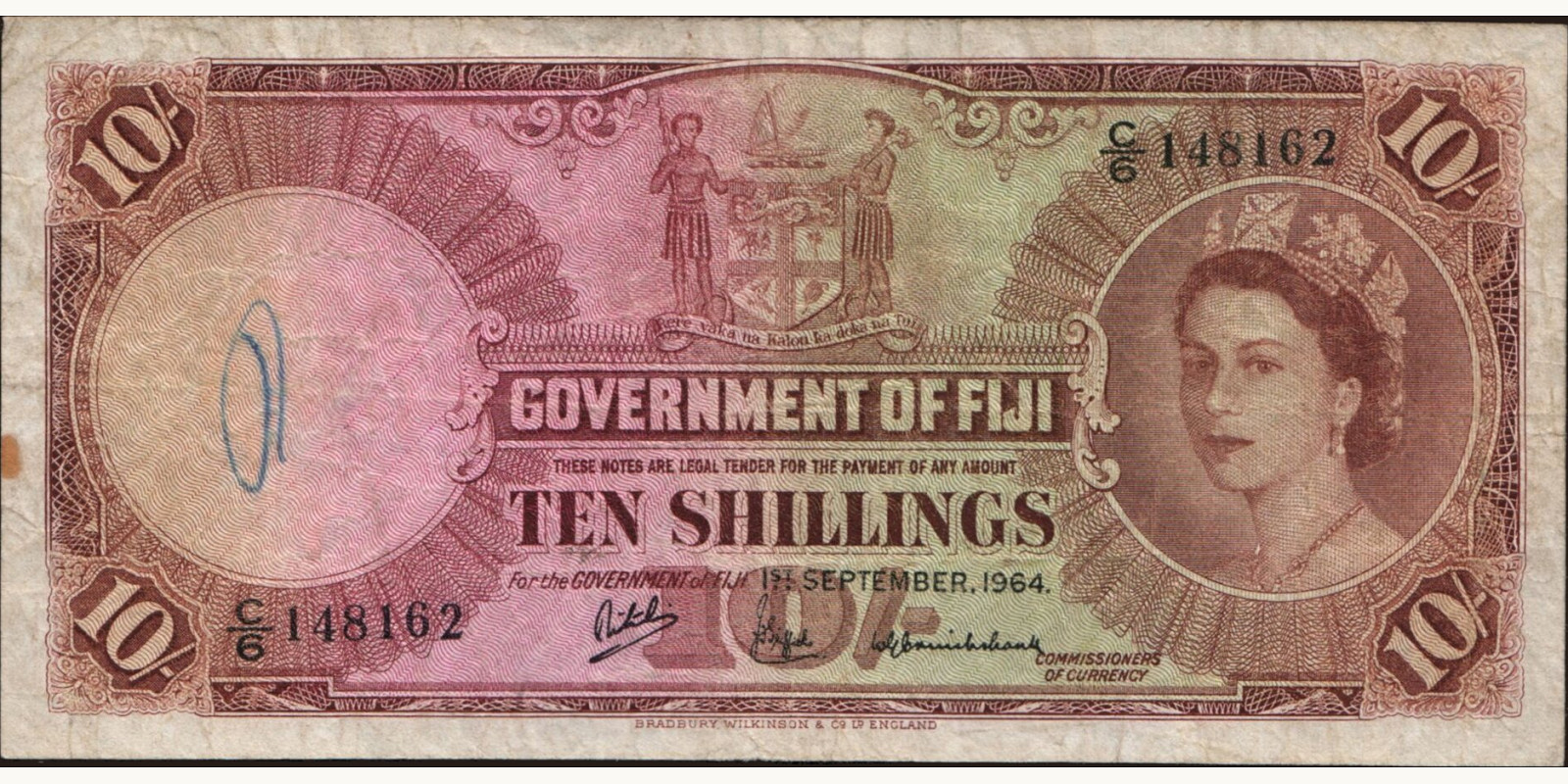 10 shilling 1964