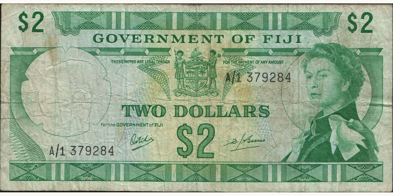 2 dollars 1969