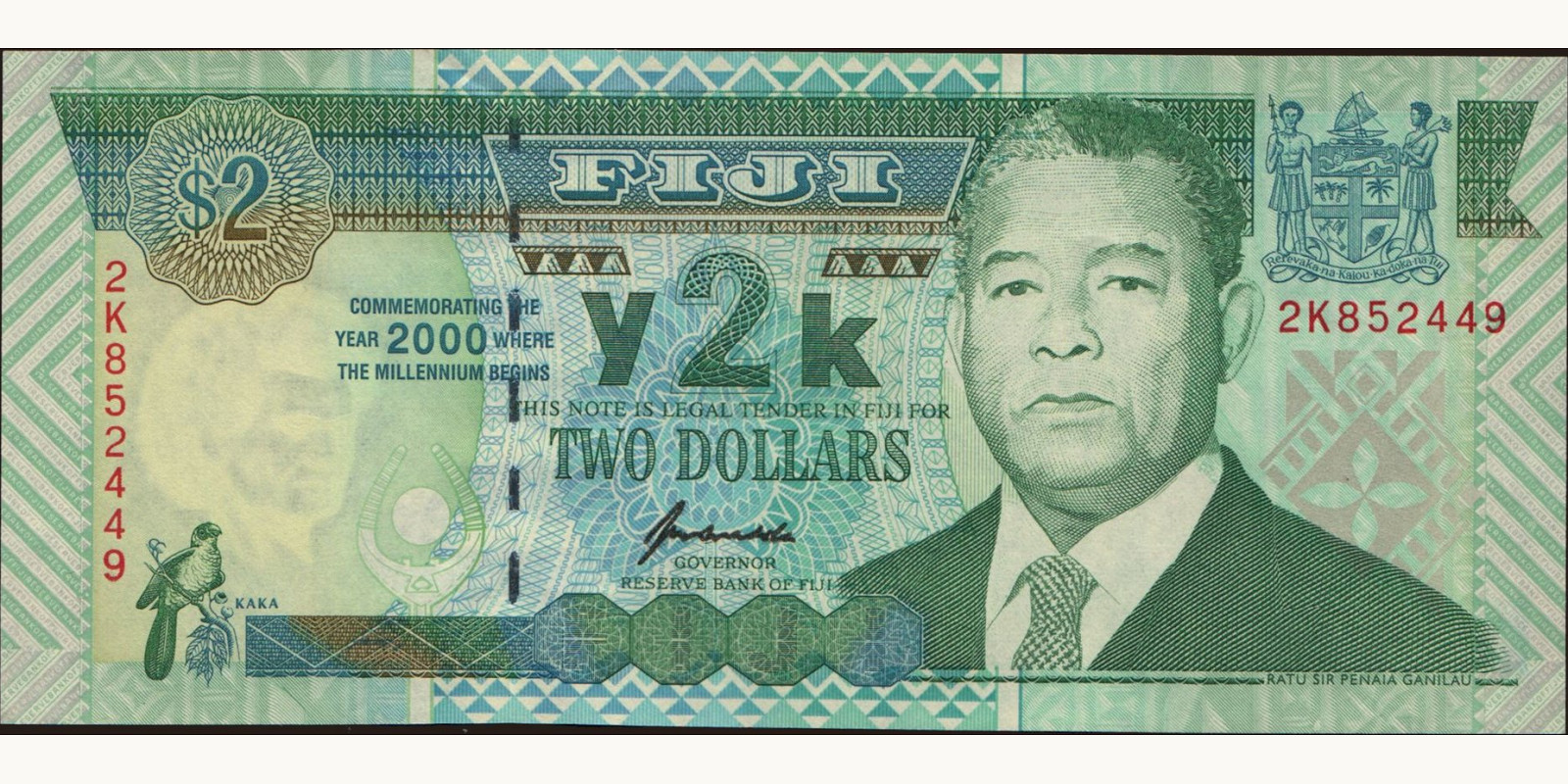 2 dollars 2000