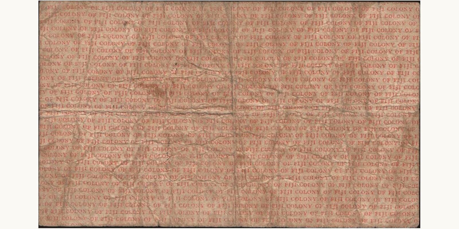 2 shilling Fiji 1942 — Back side