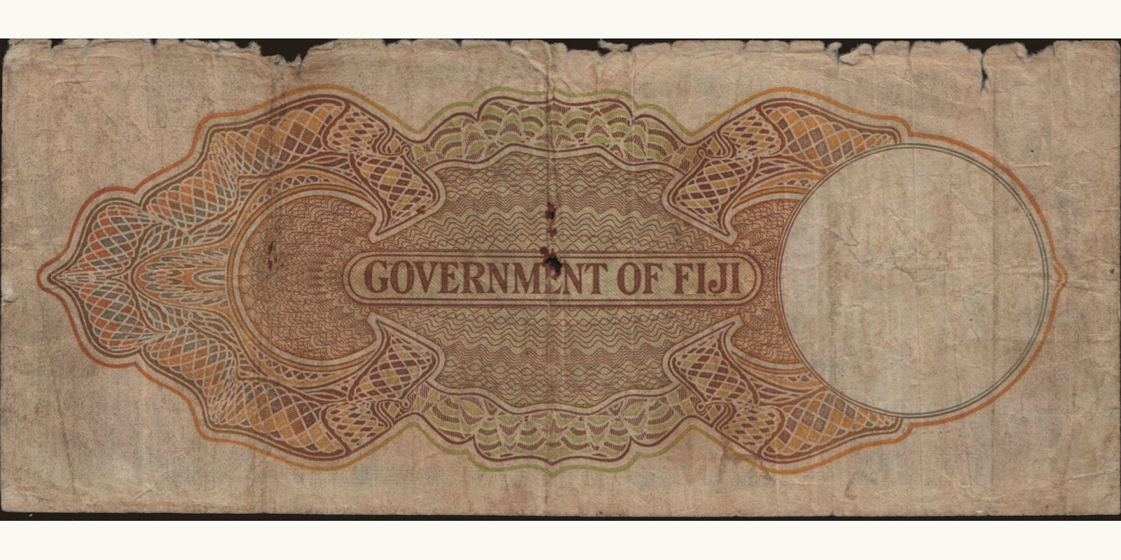 5 shilling Фиджи 1938 — Оборотная сторона