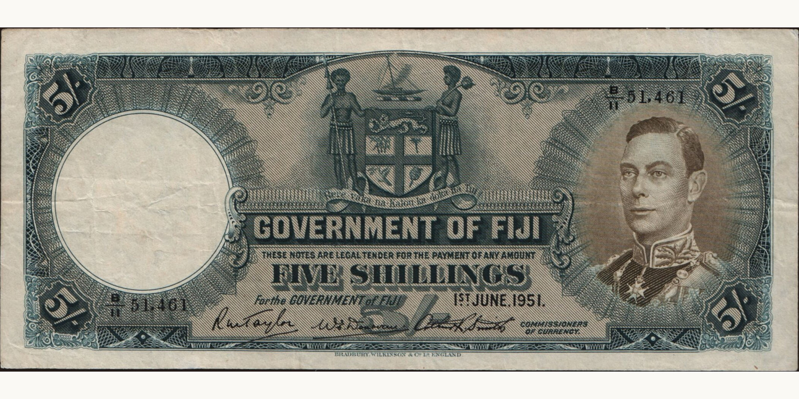 5 shilling 1951