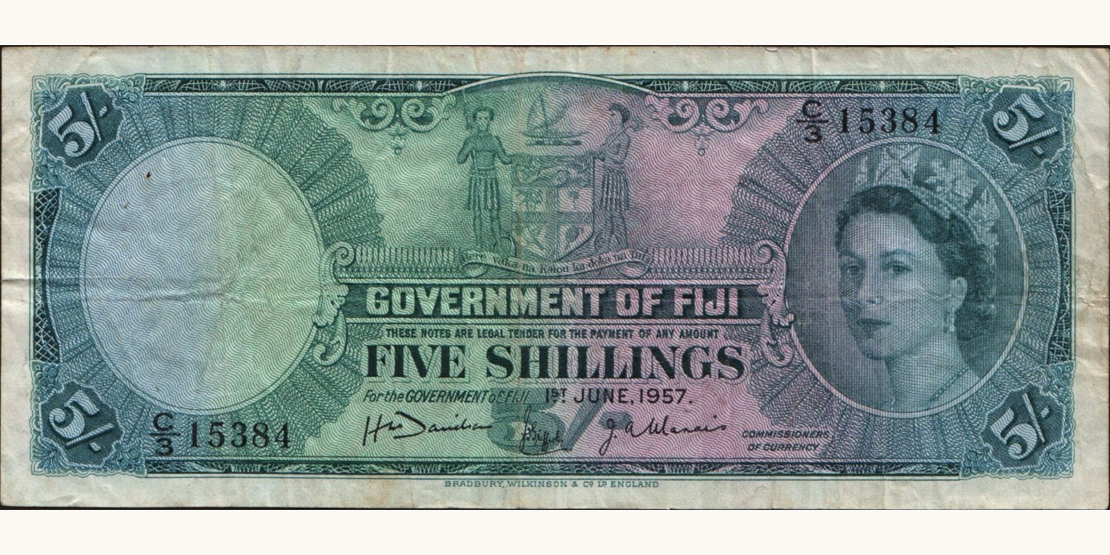 5 shilling 1957