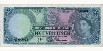 5 shilling 1962