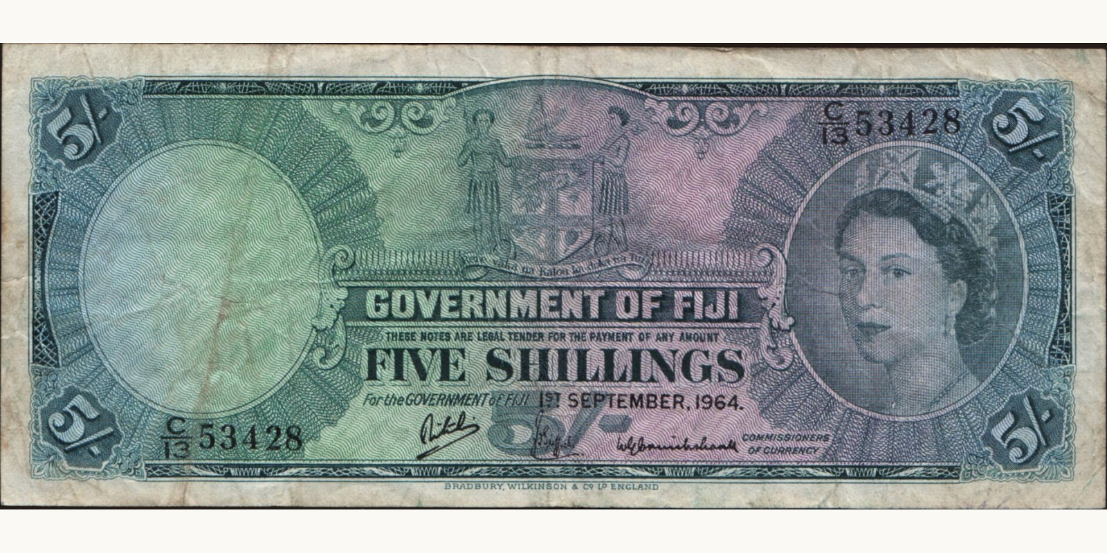 5 shilling 1964
