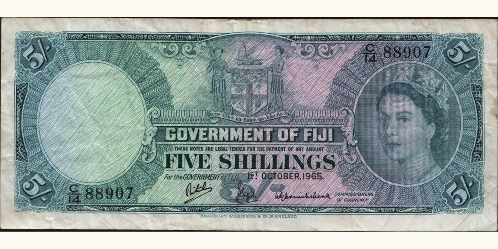 5 shilling 1965