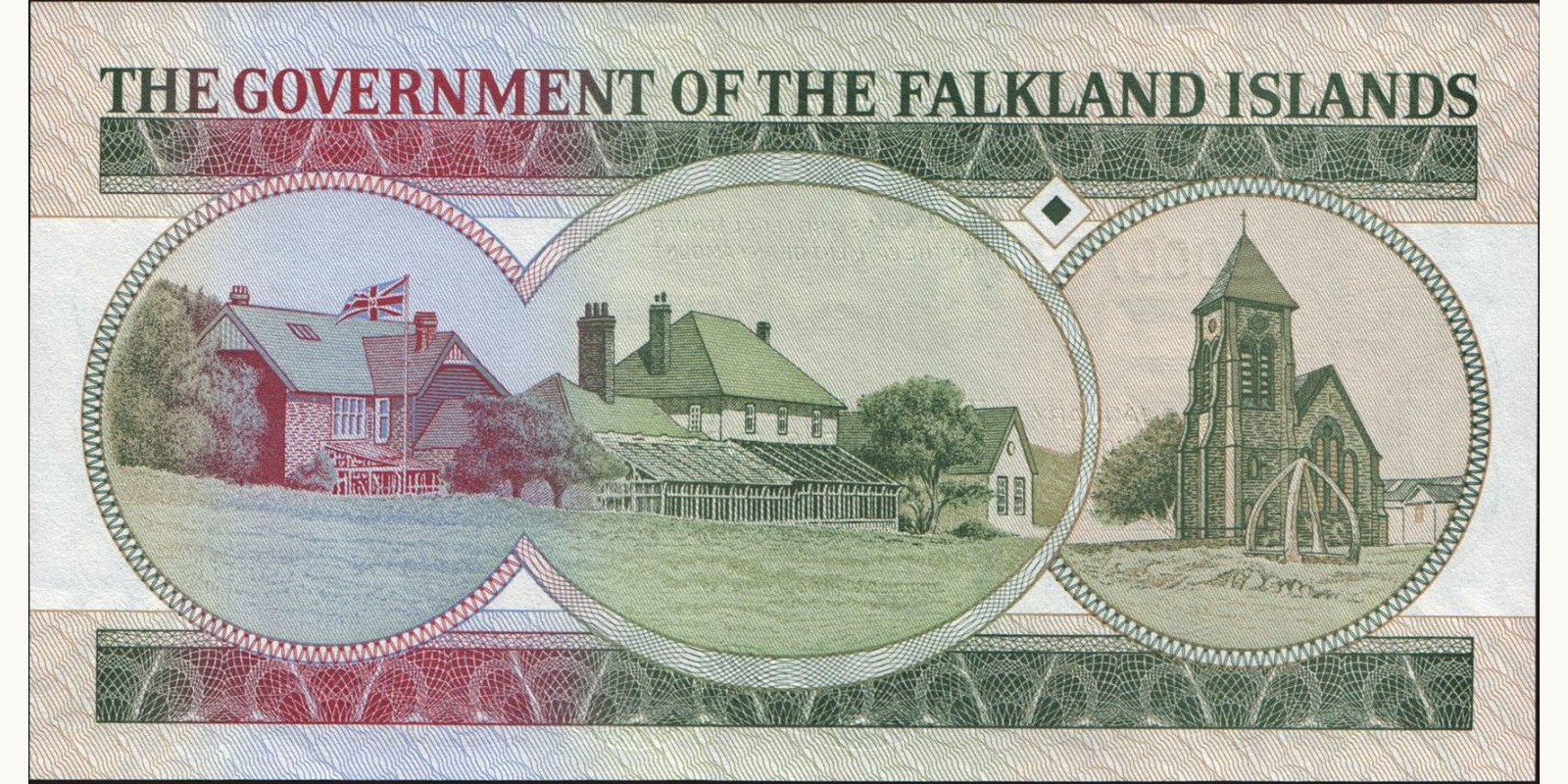 10 pounds Фолклендские о-ва 2011 — Оборотная сторона