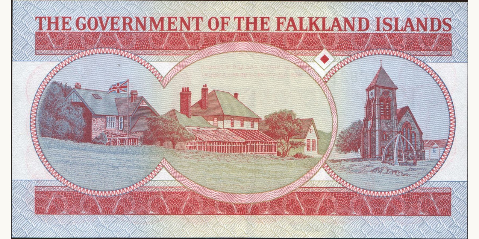 5 pounds Falkland Islands 1983 — Back side