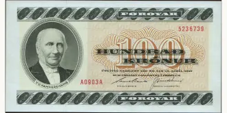 100 kronur 1990