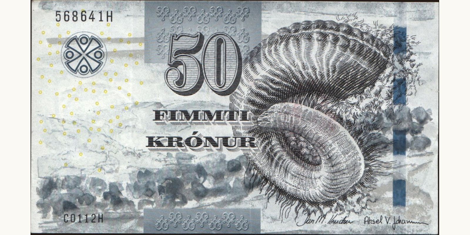 50 kronur Faroe Islands 2011 — Front side