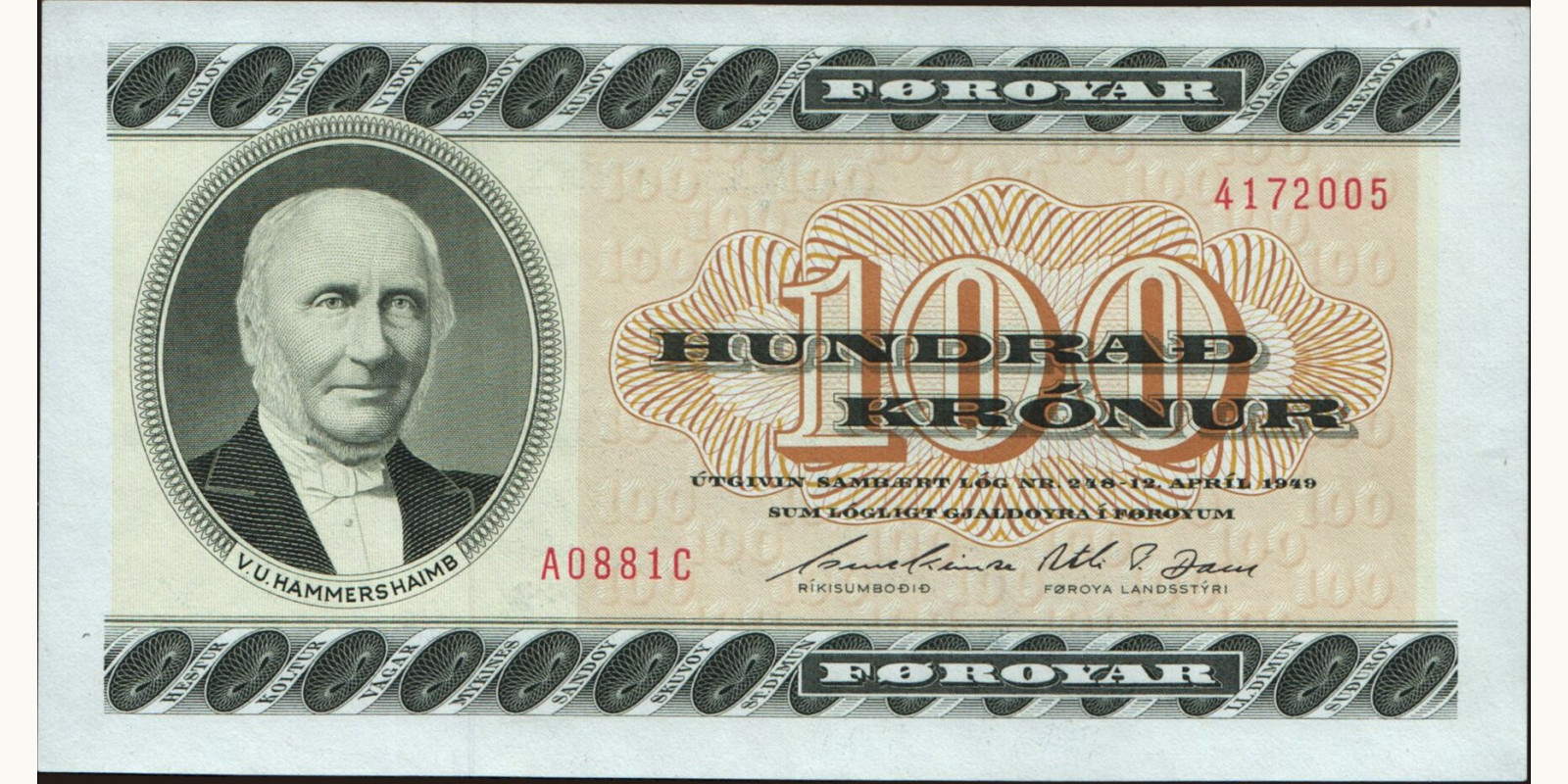 100 kronur 1988