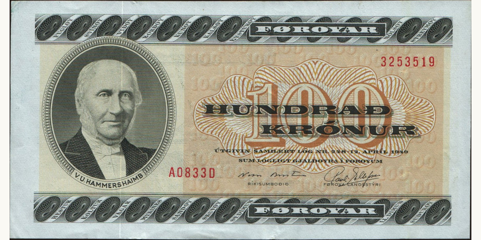 100 kronur 1983