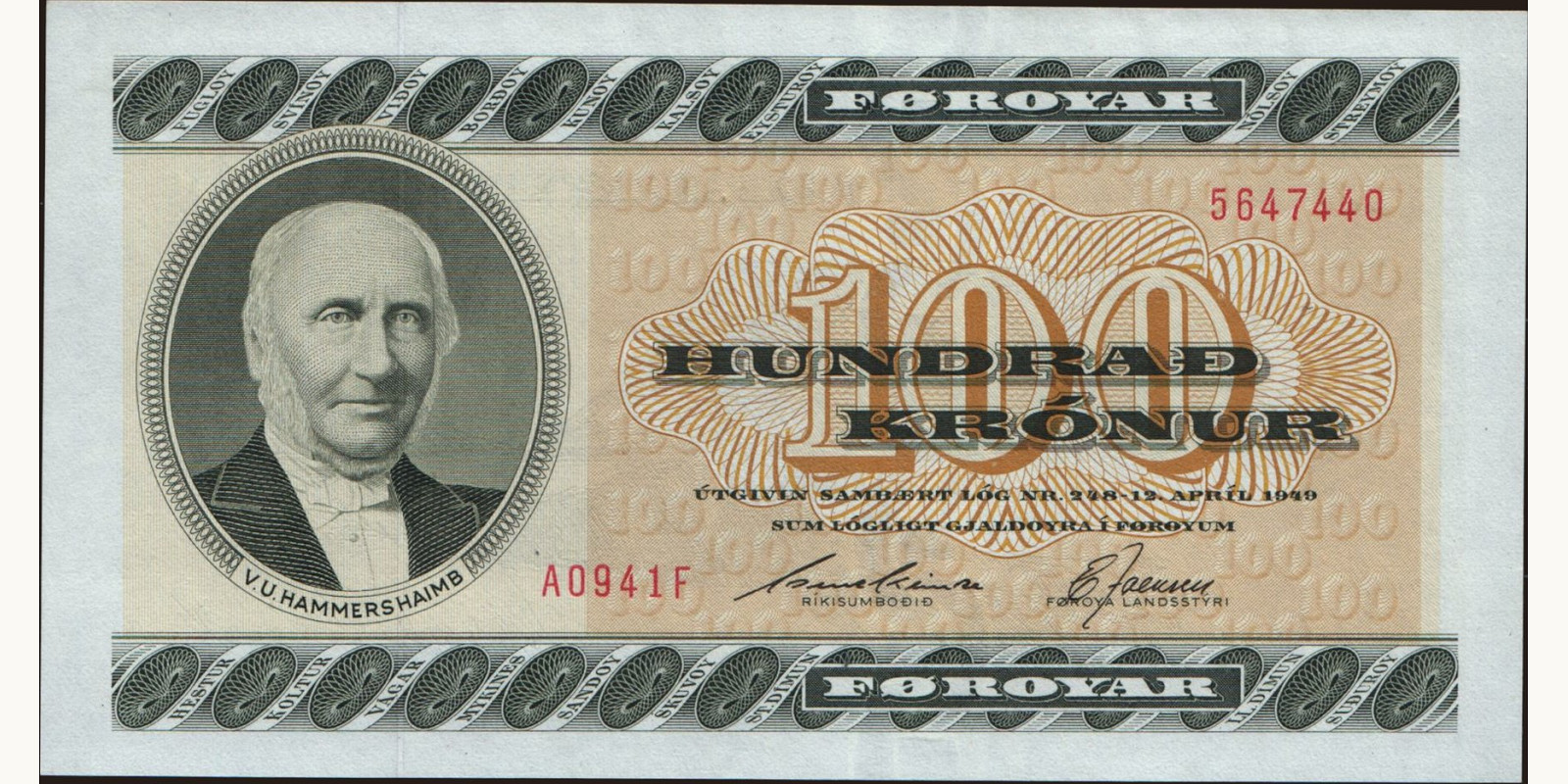 100 kronur 1994