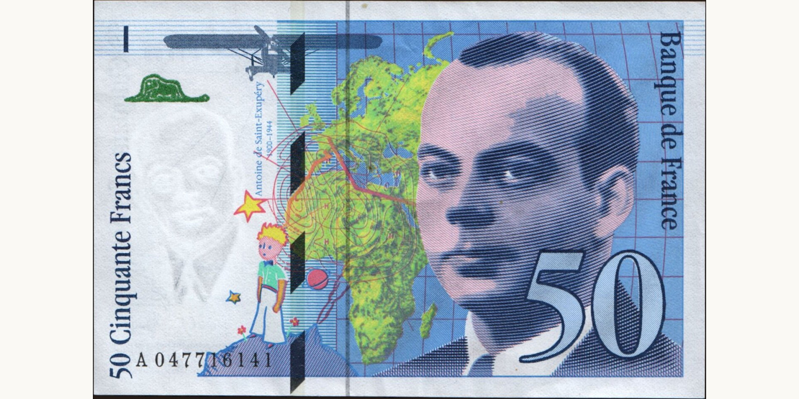 50 franc France 1999 — Front side