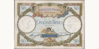 50 francs 1933