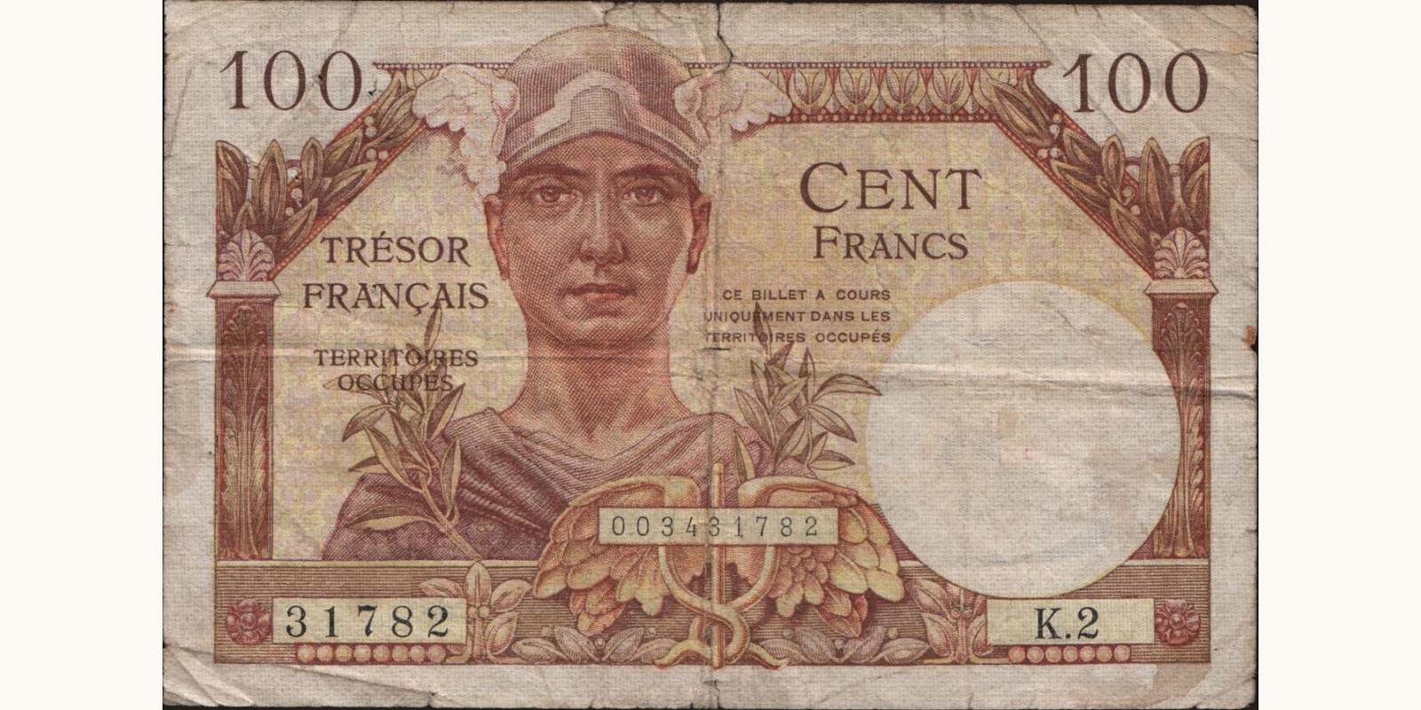 100 franc 1947