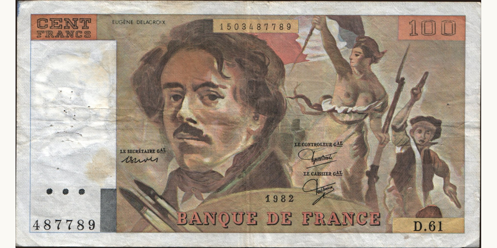 100 franc 1982