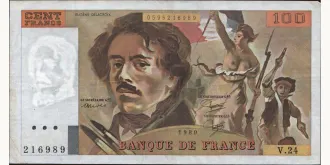 100 francs 1980