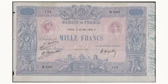 1000 francs 1926