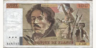 100 francs 1986