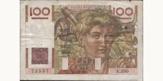 100 francs 1950