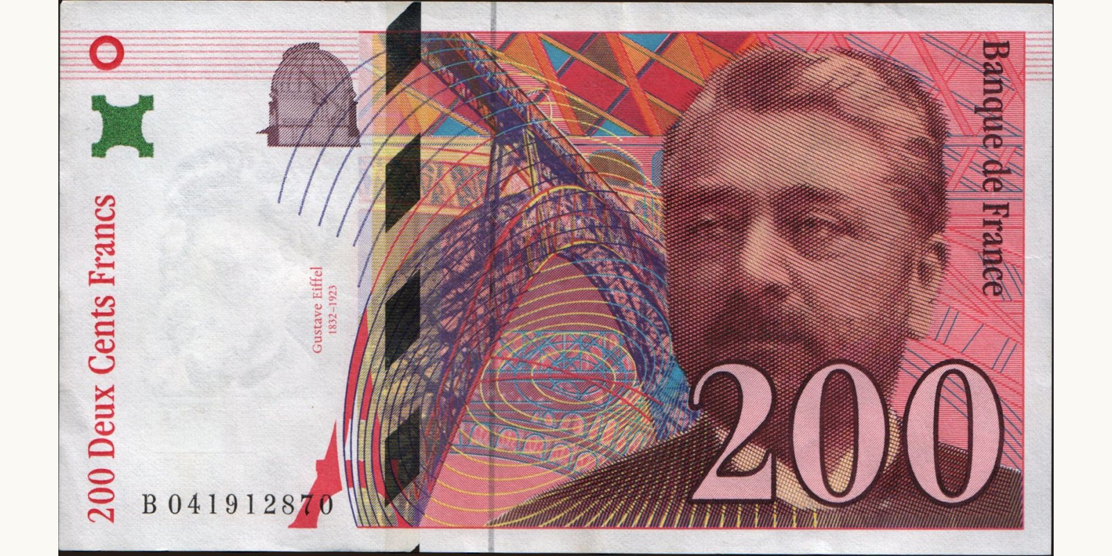 200 franc Франция 1996 — Лицевая сторона