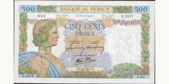 500 francs 1941