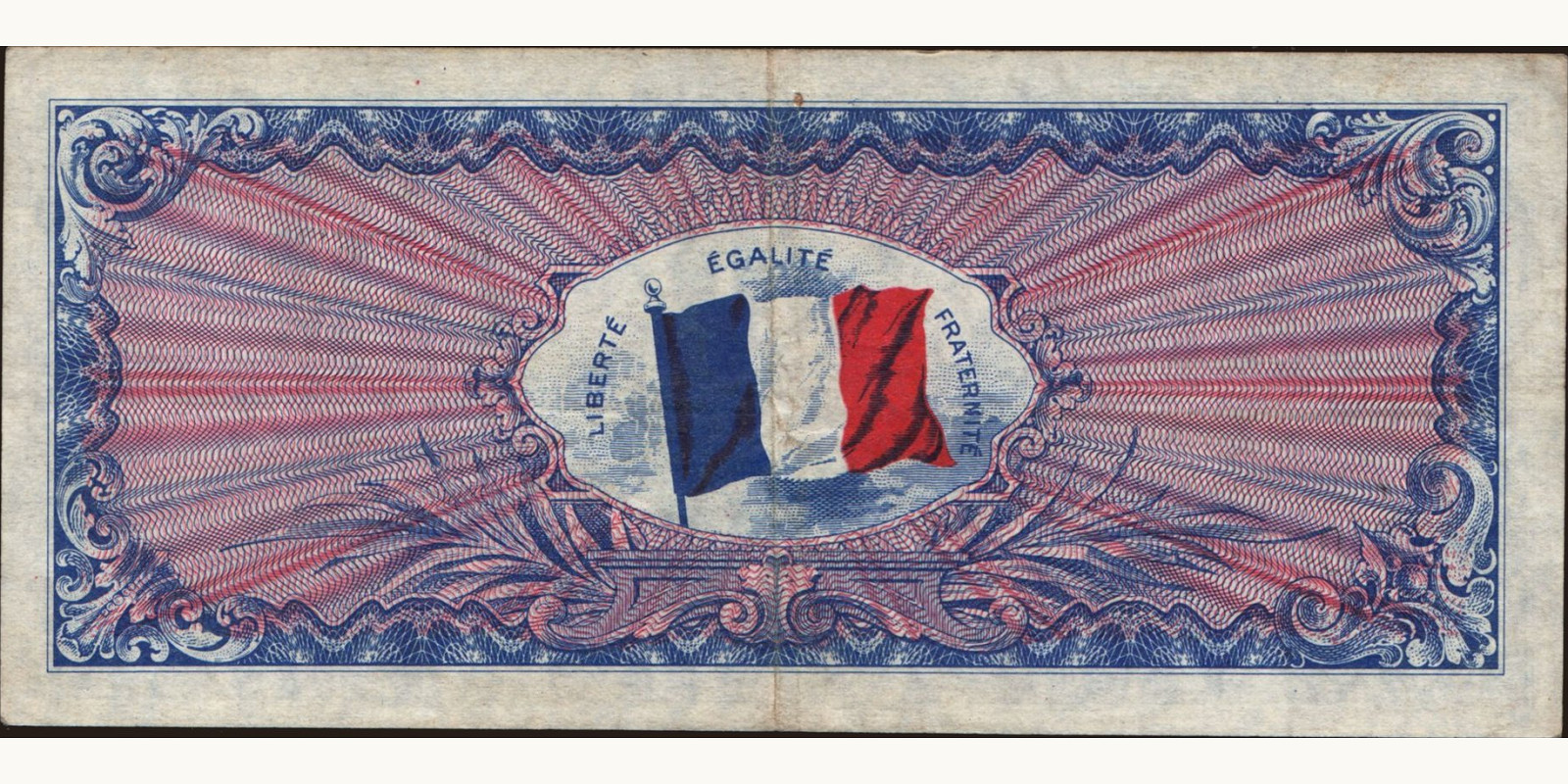 500 franc France 1944 — Back side