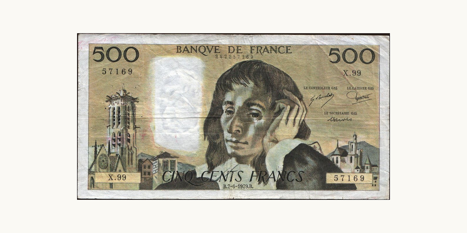 500 franc 1979
