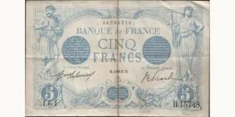 5 francs 1917
