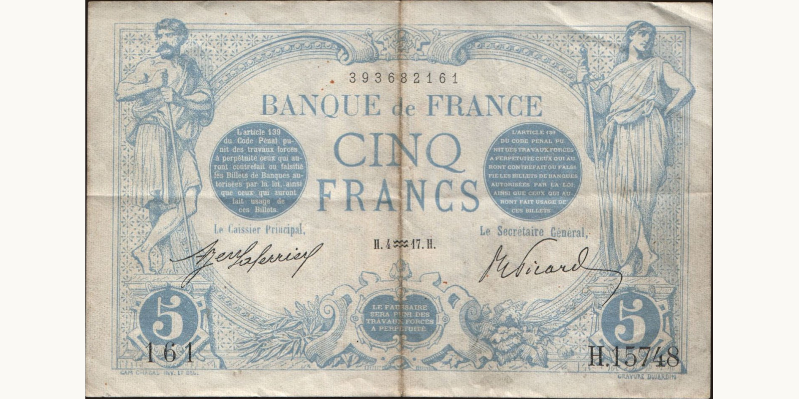 5 franc 1917