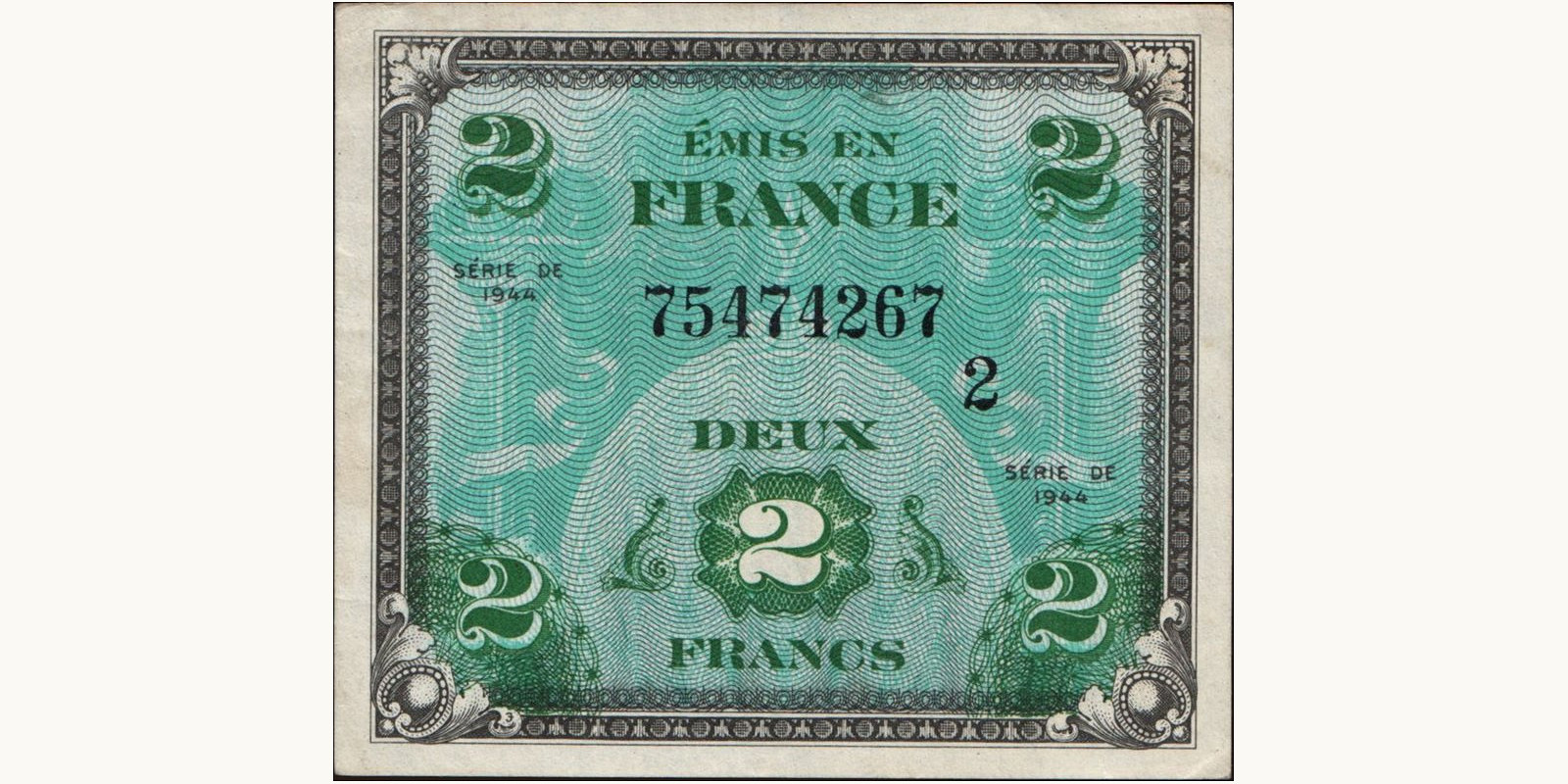 2 franc 1944