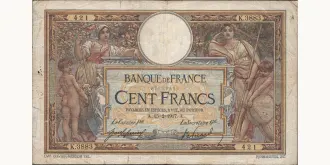100 francs 1917