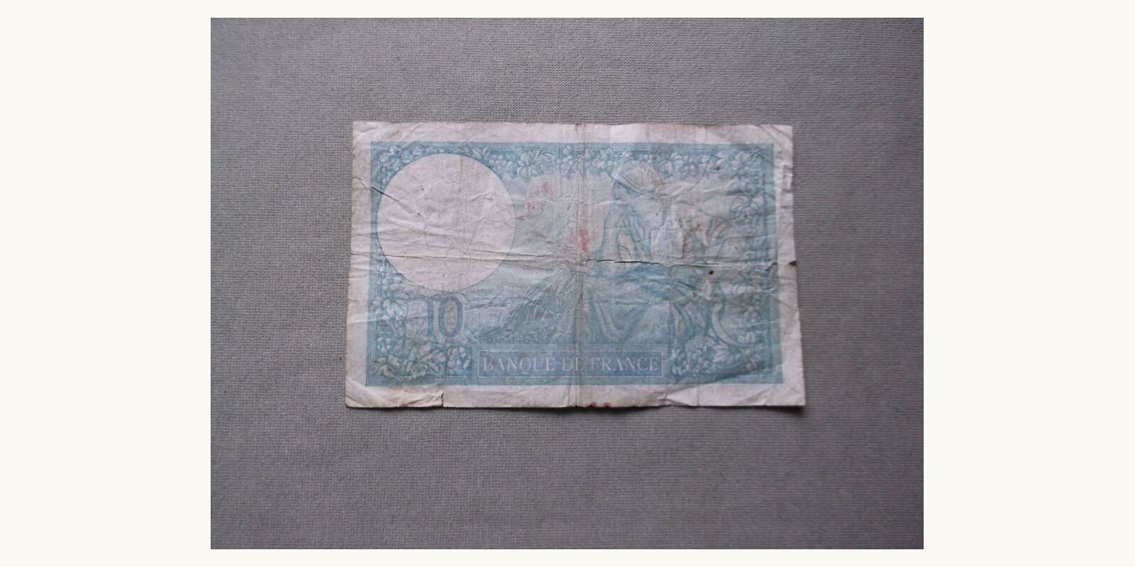 10 franc Франция 1939 — Оборотная сторона