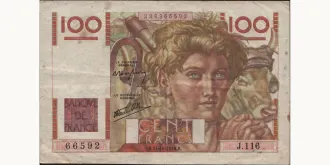 100 francs 1946