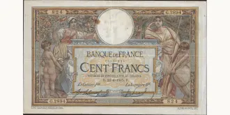 100 francs 1915