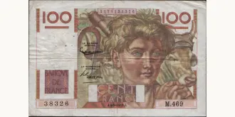 100 francs 1952